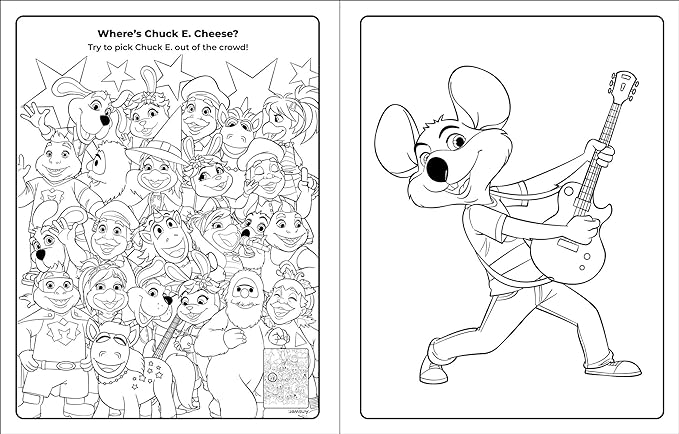 Chuck E. Cheese & Friends Coloring & Activity Book (Pre-Order)