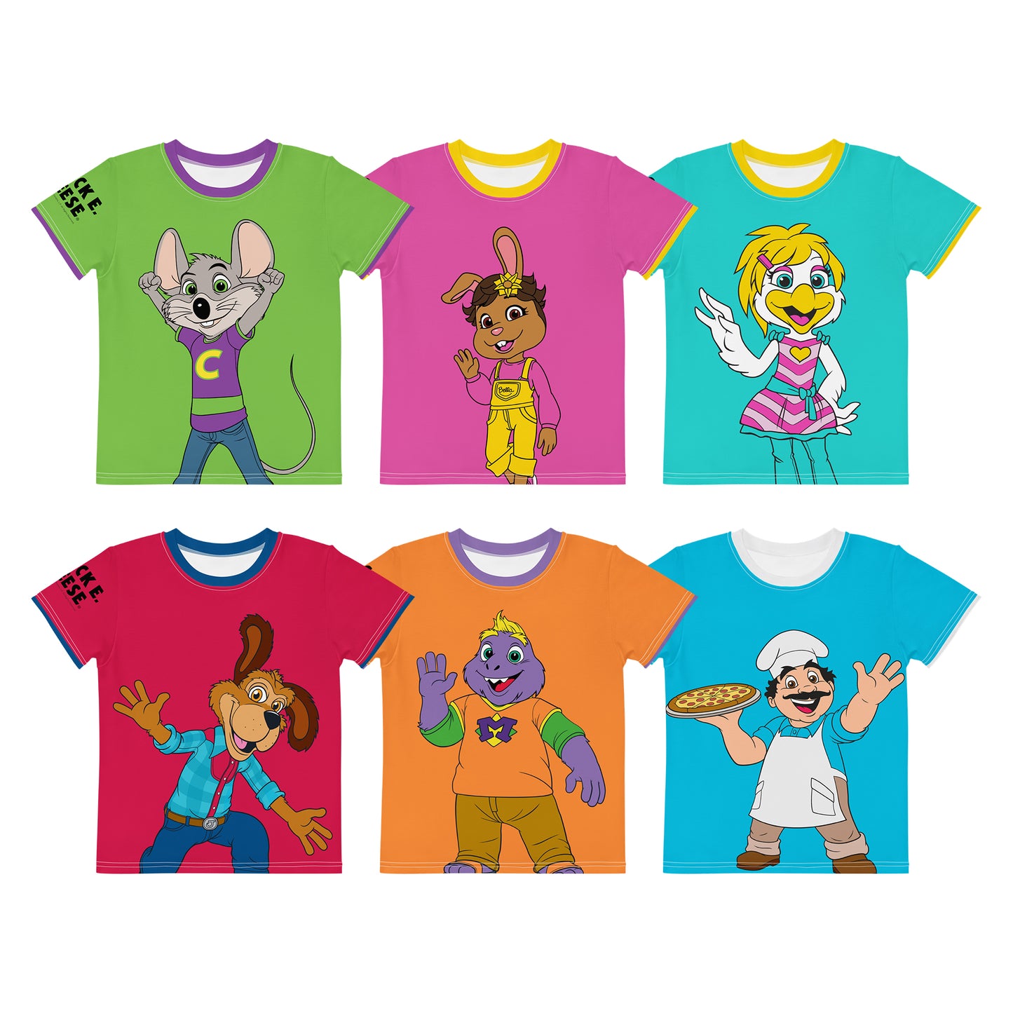 Big Character Sublimated Tees (Toddler)