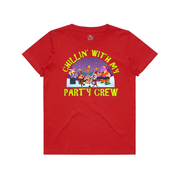 Chillin With My Party Crew Tee (Youth)