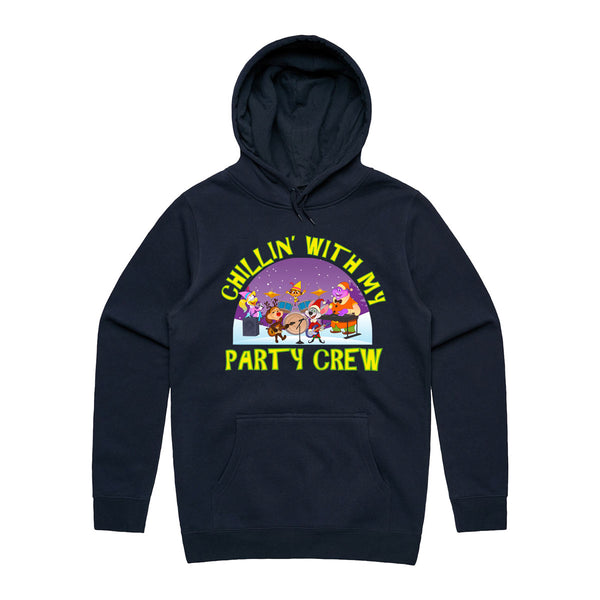 Chillin With My Party Crew Hoodie (Adult)