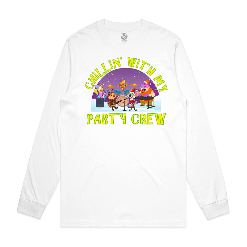 Chillin With My Party Crew Long Sleeve (Adult)
