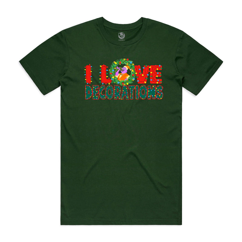 I Love Decorations Tee (Adult)