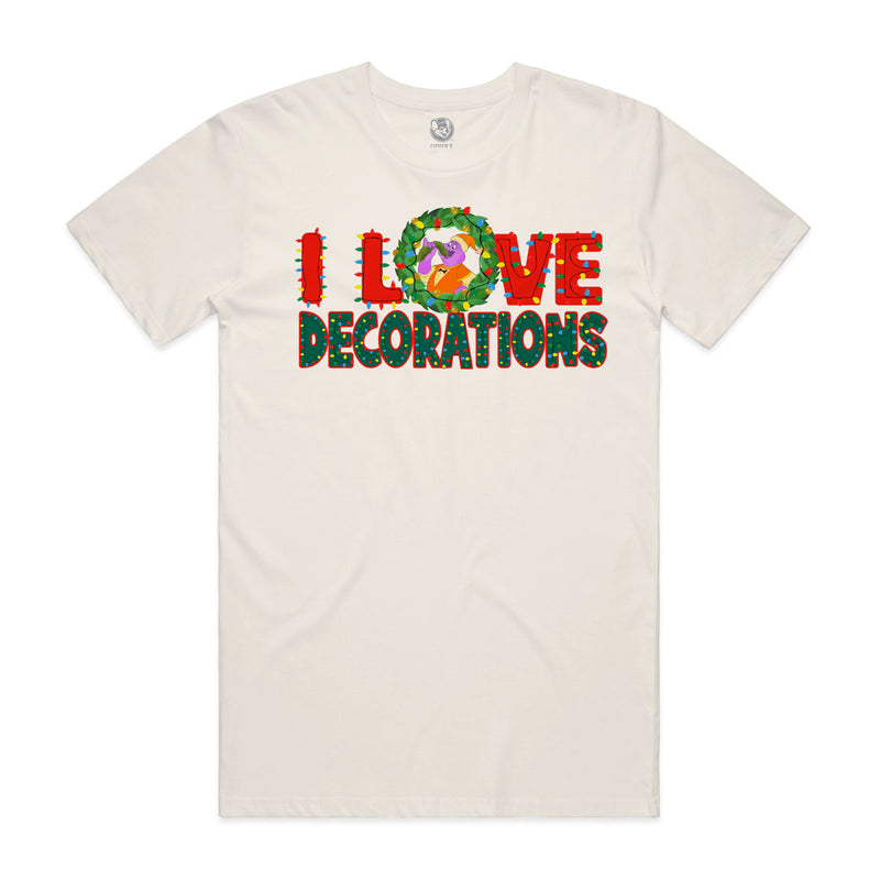 I Love Decorations Tee (Adult)