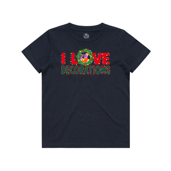 I Love Decorations Tee (Youth)