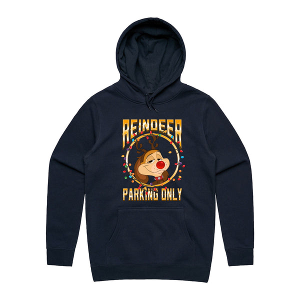 Reindeer Parking Only Hoodie (Adult)