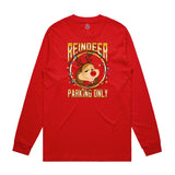Reindeer Parking Only Long Sleeve (Adult)