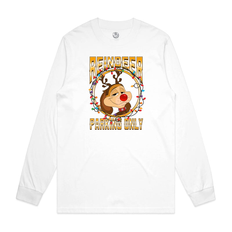 Reindeer Parking Only Long Sleeve (Adult)