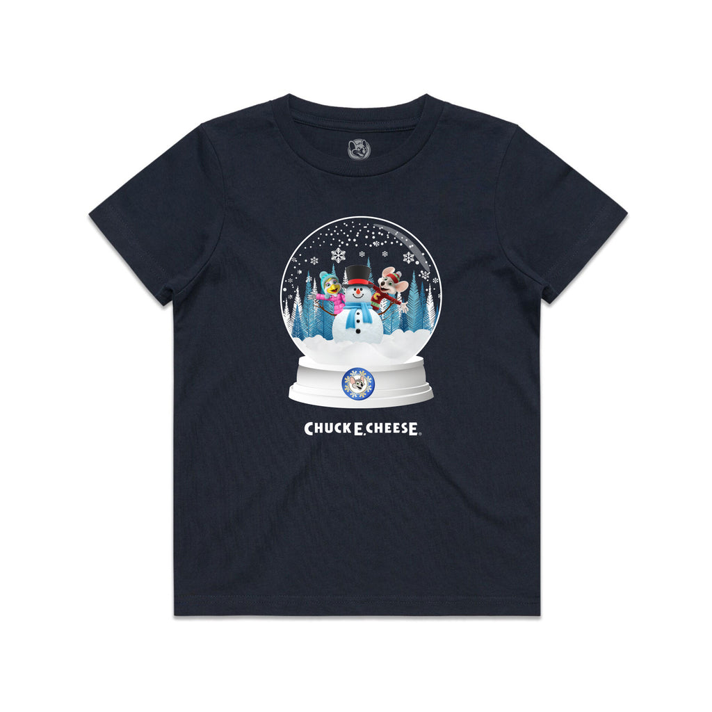 Neues Modell Snow Globe Tee E. – Chuck (Youth) Cheese Store