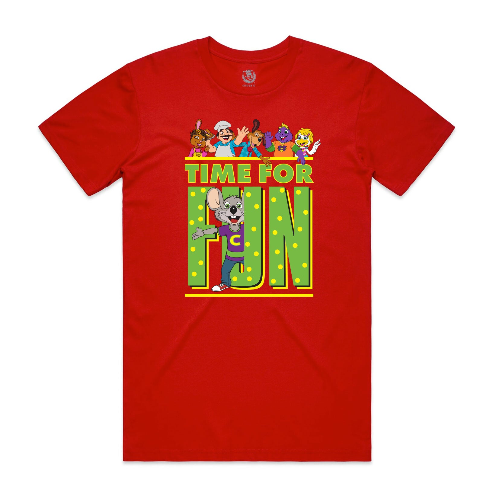 Time For Fun Tee (Adult) – Chuck E. Cheese Store