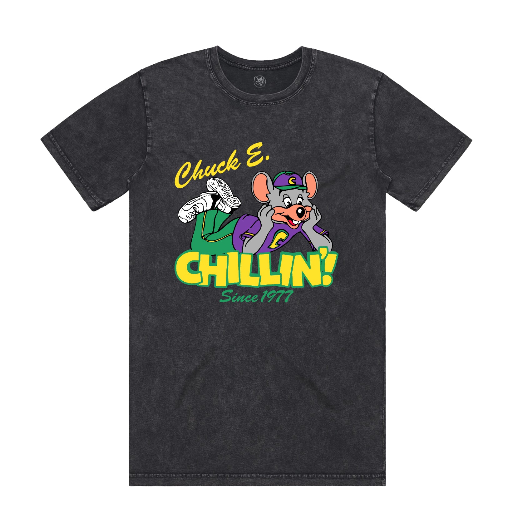 Chuck E. Chillin Tee (Adult) – Chuck E. Cheese Store