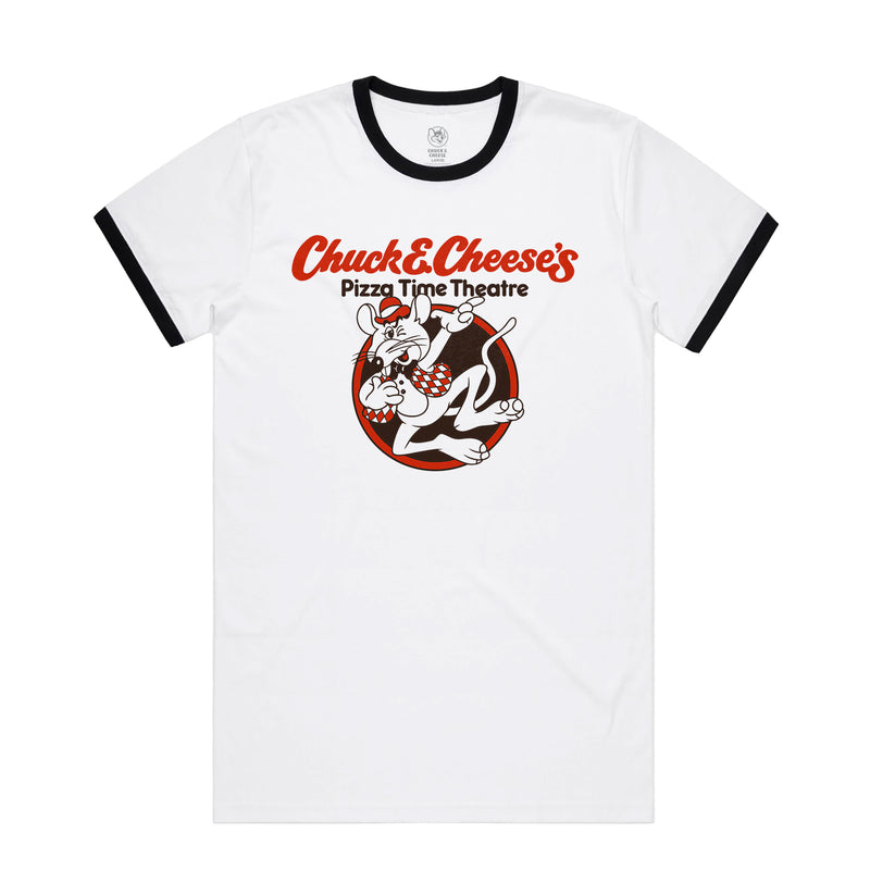 Pizza Time Theatre Ringer Tee (Adult)