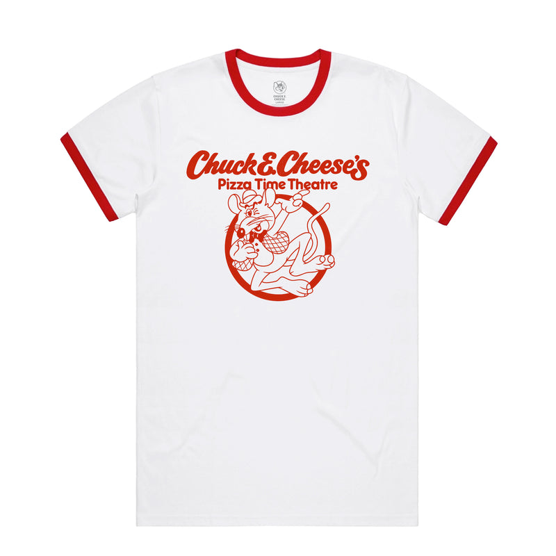 Pizza Time Theatre Ringer Tee (Adult)