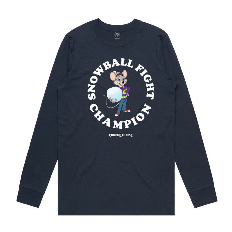 Snowball Fight Long Sleeve Tee (Adult)