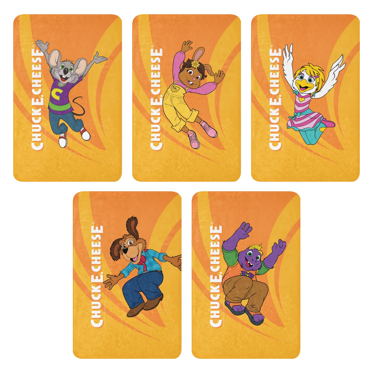 Jumping Character Sherpa Blanket