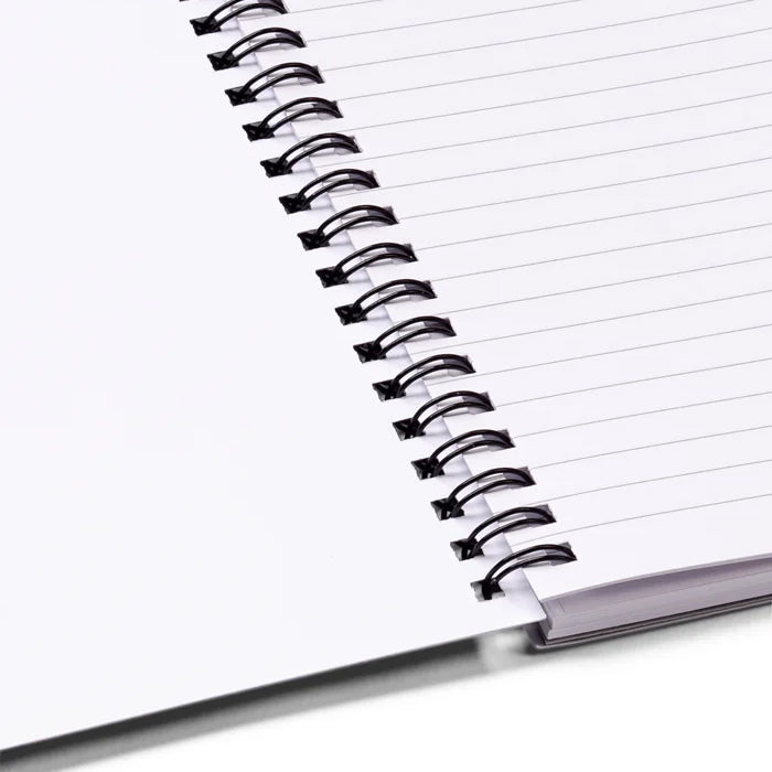 Jumping Character Rule Lined Spiral Notebook