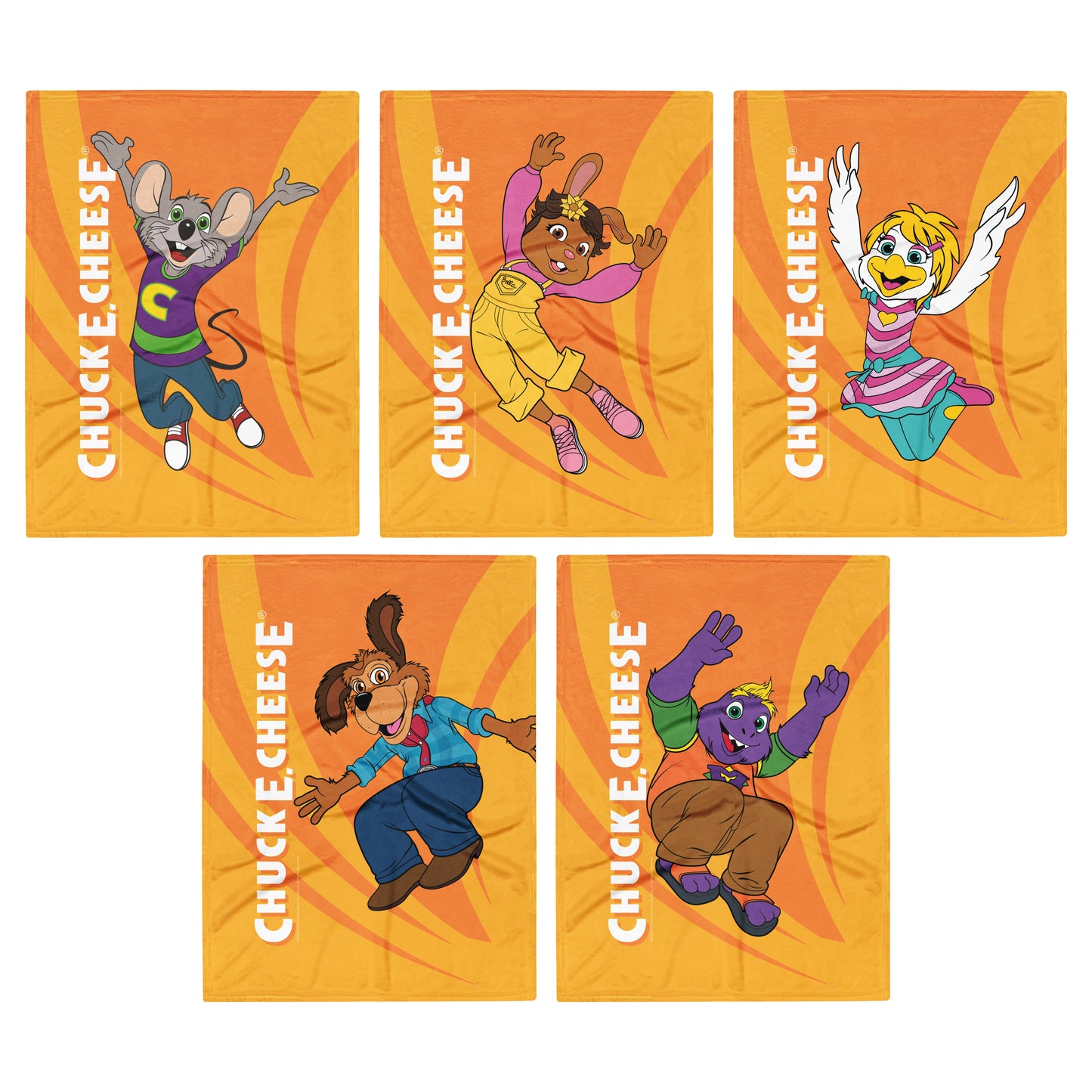 Jumping Character Throw Blanket