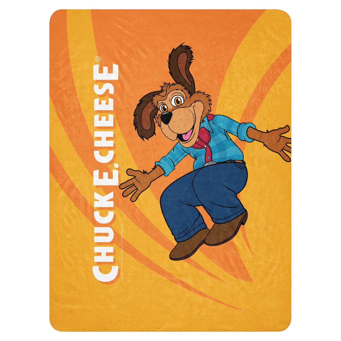 Jumping Character Sherpa Blanket