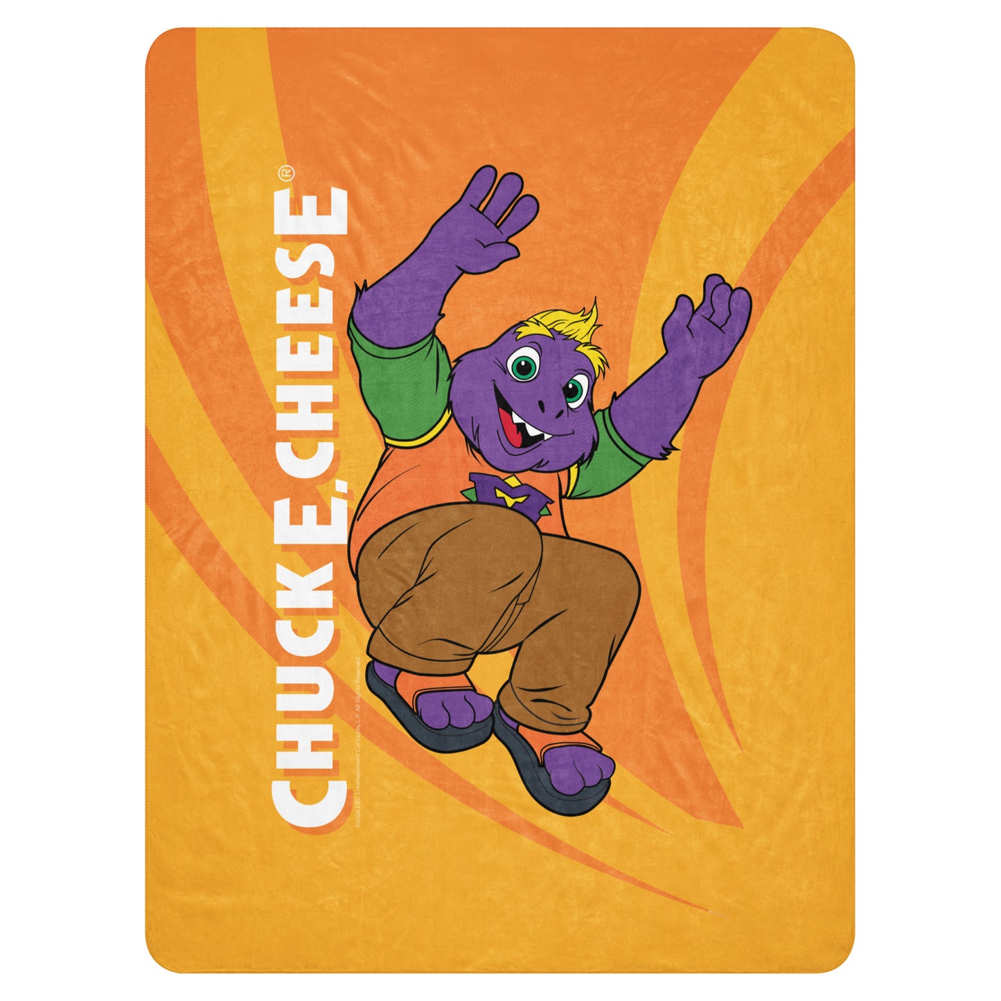 Jumping Character Sherpa Blanket