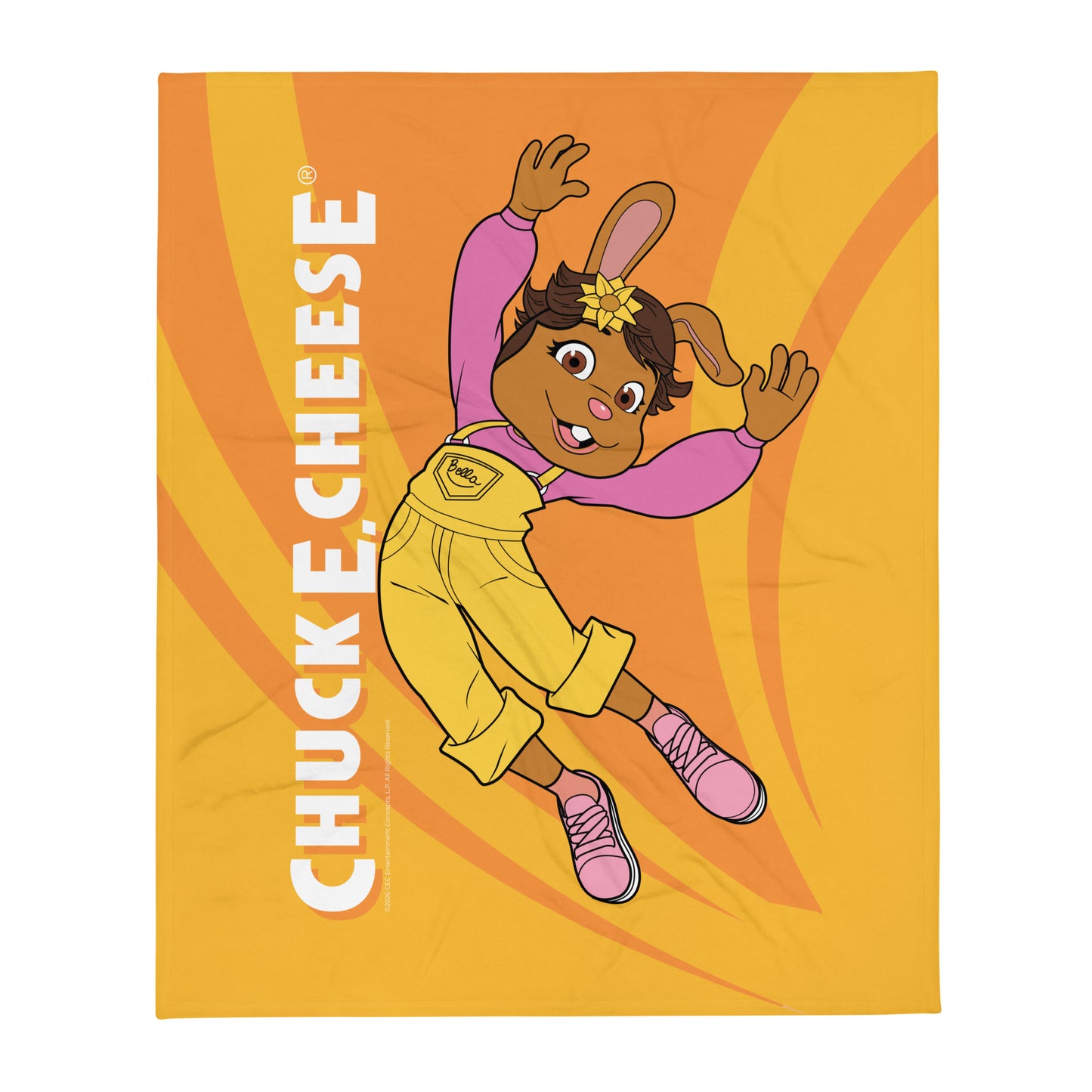 Jumping Character Throw Blanket