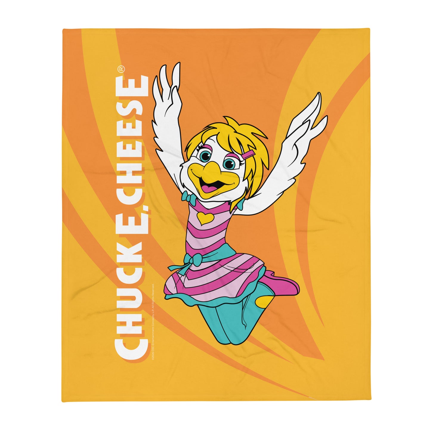 Jumping Character Throw Blanket