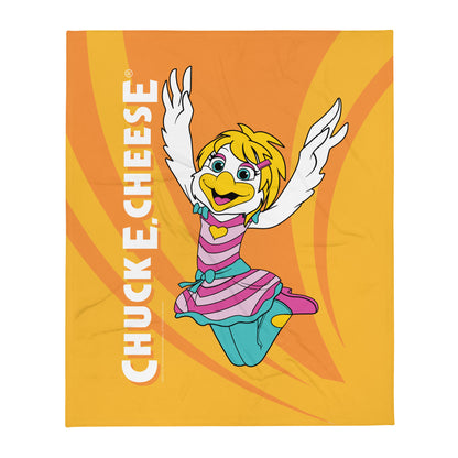 Jumping Character Throw Blanket