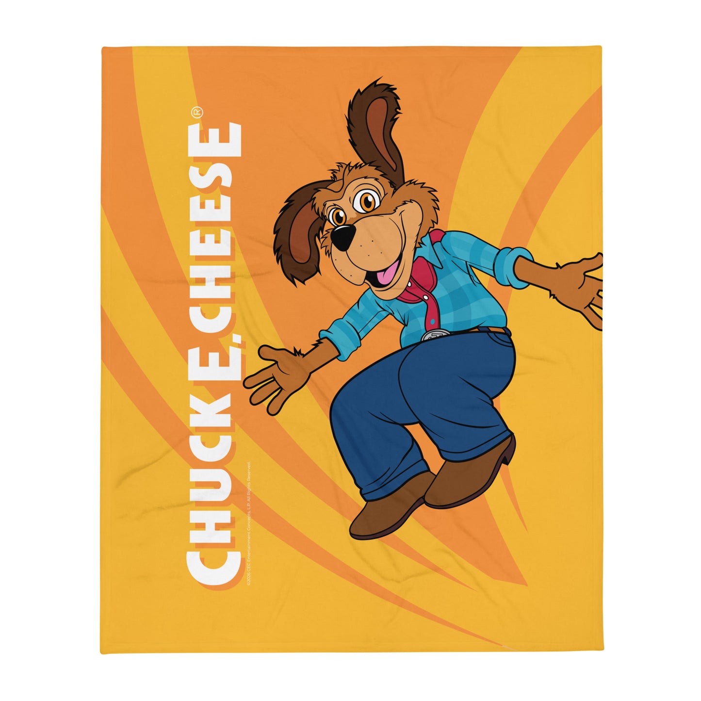 Jumping Character Throw Blanket