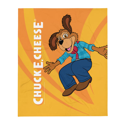 Jumping Character Throw Blanket