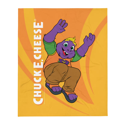Jumping Character Throw Blanket