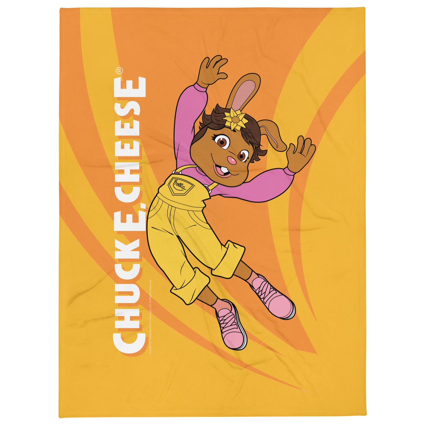 Jumping Character Throw Blanket