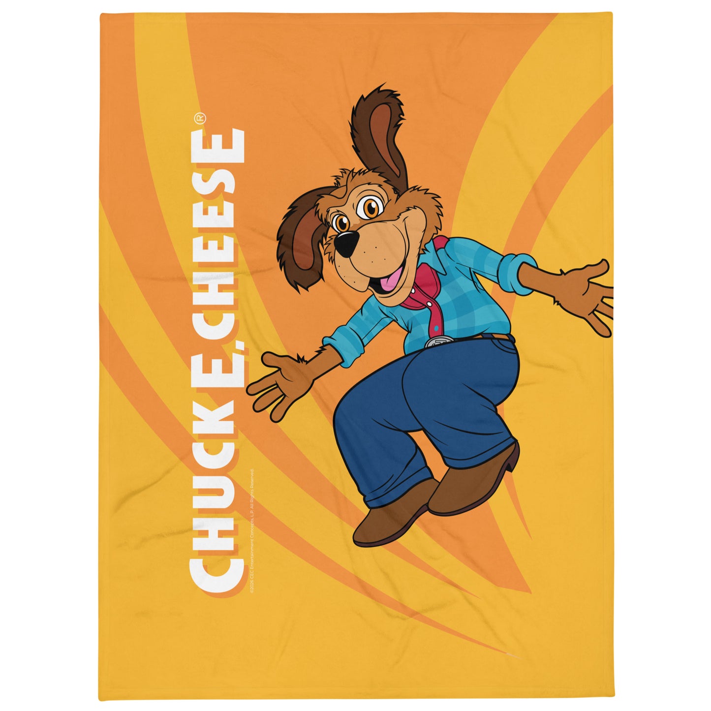 Jumping Character Throw Blanket