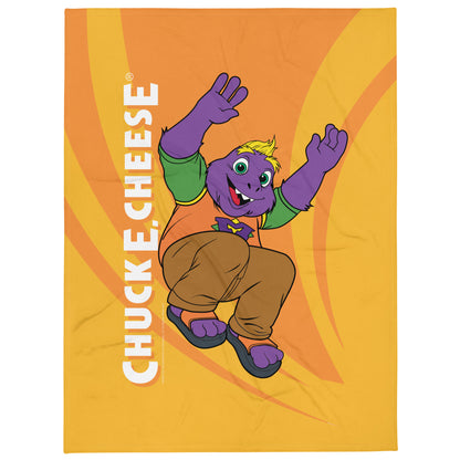 Jumping Character Throw Blanket