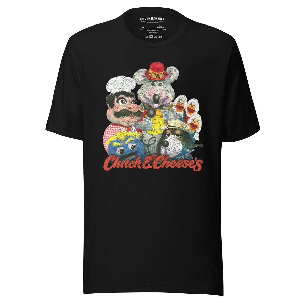 Classic 70's Group Drawing Tee (Adult) - Black / XS