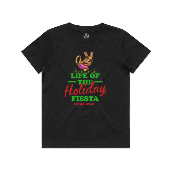 Life Of The Holiday Tee - Black (Youth)