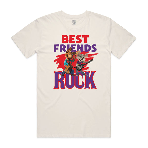 Best Friends Rock Tee - Vintage White (Adult)