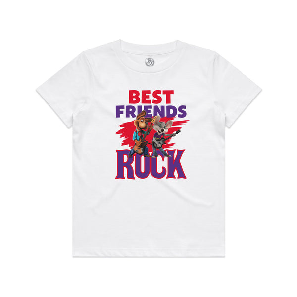 Best Friends Rock Tee - White (Youth)
