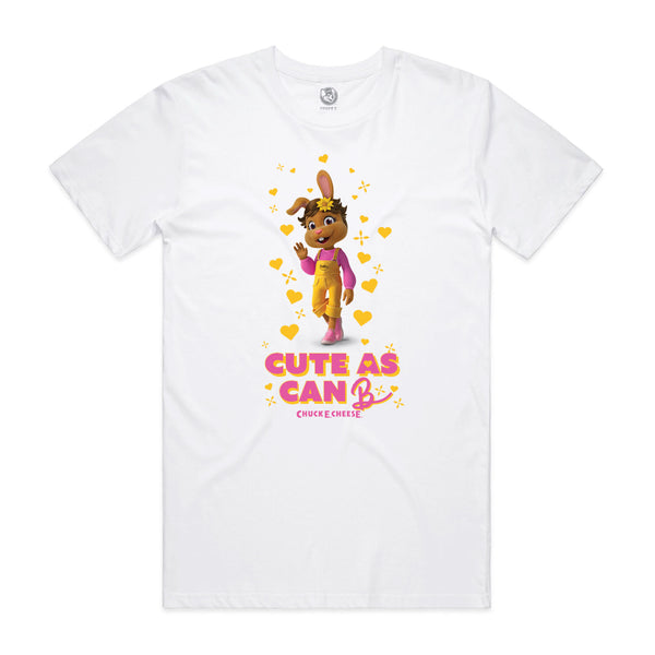 Cute As Can B Tee - White (Adult)