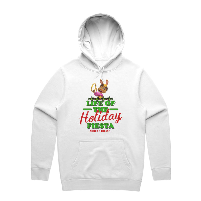 Life Of The Holiday Hoodie - White (Adult)