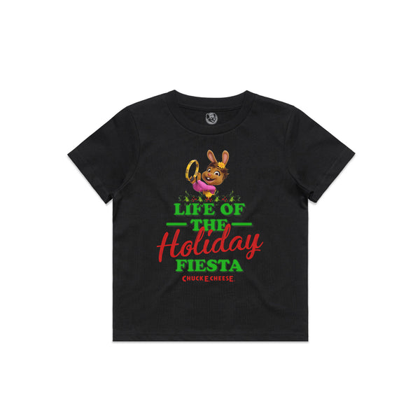 Life Of The Holiday Tee - Black (Toddler)