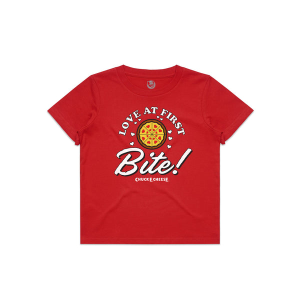 Love At First Bite Tee - Red (Toddler)