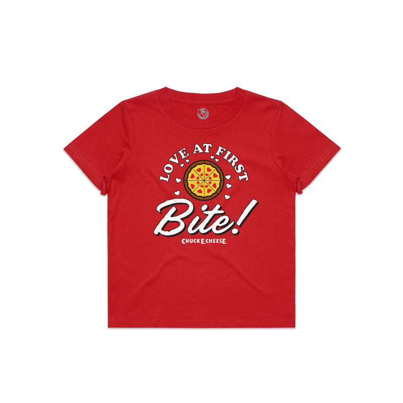 Love At First Bite Tee - Red (Toddler)