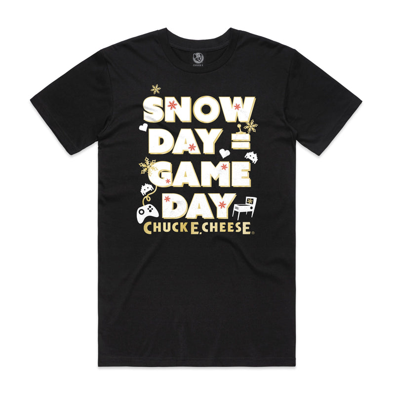 Snow Day Game Tee - Black (Adult)