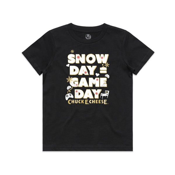 Snow Day Game Tee - Black (Youth)