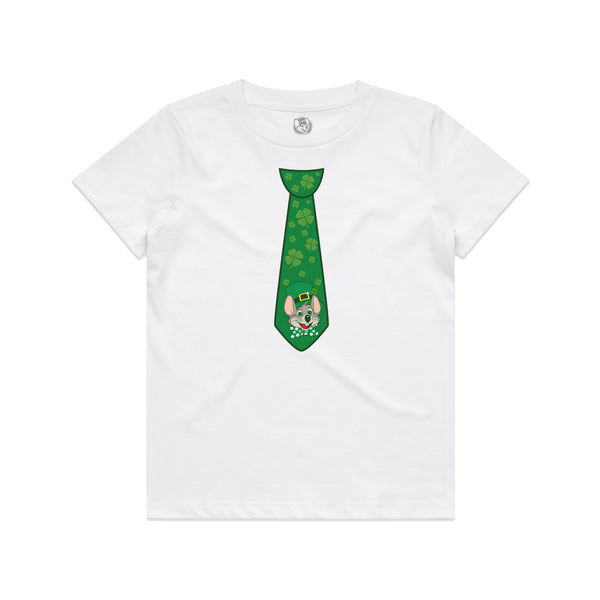 St. Paddy's Tie Tee - White (Youth)