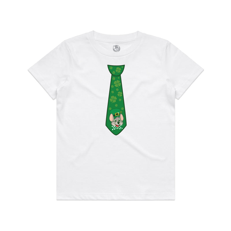 St. Paddy's Tie Tee - White (Youth)