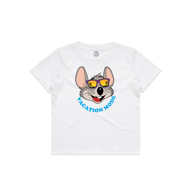Vacation Mode Tee - White (Toddler)