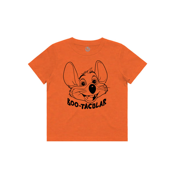 Bootacular Chuck E. Face Tee - Orange (Toddler)